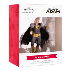 Hallmark Christmas Ornament DC Black  Adam NWT